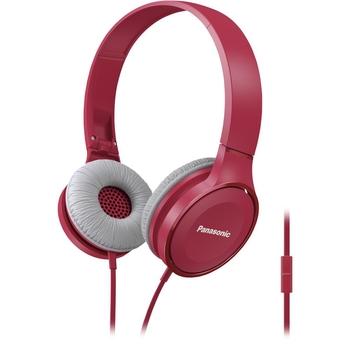 Sluchátka PANASONIC RP HF100ME-P, červená (red)