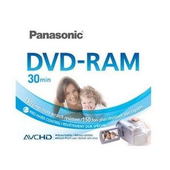 DVD-RAM médium PANASONIC DVD-RAM 1,4GB 8cm 30min