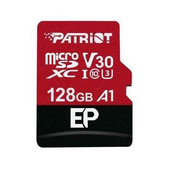 Paměťová karta PATRIOT microSDXC 128GB Patriot V30 A1 + adapter