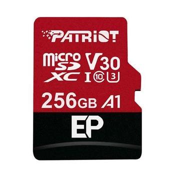 Paměťová karta PATRIOT microSDXC 256GB Patriot V30 A1 + adapter