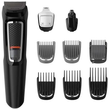 Multifunkční zastřihovač vlasů, vousů PHILIPS MG 3740/15, černý (black)