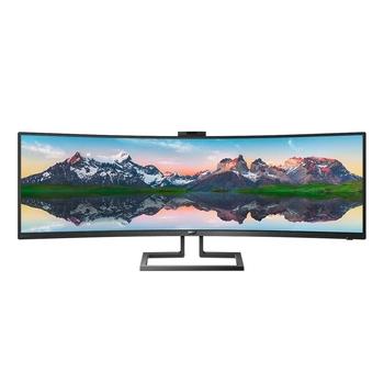 Prohnutý LED monitor PHILIPS 49'' LED 499P9H - 5K, černý (black)