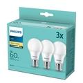 Obrázek k produktu: PHILIPS klasik, 8W, E27, teplá bílá, 3ks