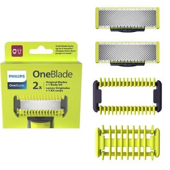 Náhradní břity PHILIPS OneBlade Sada Tvář + Tělo QP620/50
