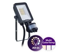 Obrázek k produktu: PHILIPS LED reflektor + pohyb.čidlo infra 10W plochý