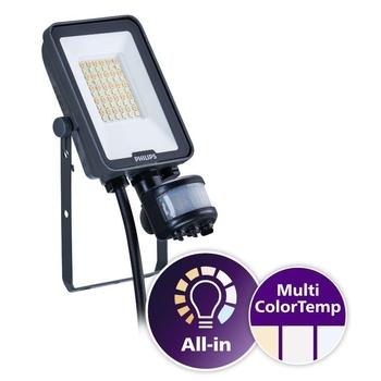  PHILIPS LED reflektor + pohyb.čidlo infra 20W plochý