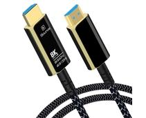 Obrázek k produktu: PREMIUMCORD Ultra High Speed HDMI 2.1 optický fiber kabel 8K@60Hz,zlacené 10m