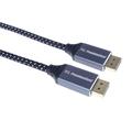 PremiumCord DisplayPort 1.4 přípojný kabel, kovové a zlacené konektory, 2m