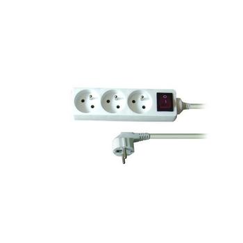 Prodlužovací napájecí kabel PREMIUMCORD PP3K-03 bílá (white)