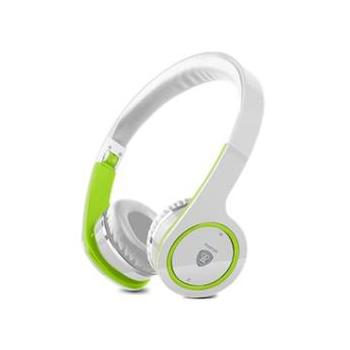 Bezdrátová sluchátka PRESTIGIO PBHS1, bílo-zelená