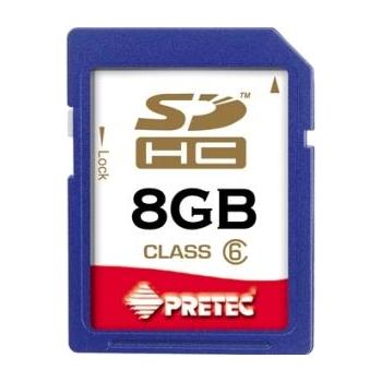 Paměťová karta PRETEC Secure Digital SDHC 8GB