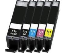 Obrázek k produktu: KAK  kompatibilní cartridge s Canon PGI-550BK XL, černý (black), 25ml