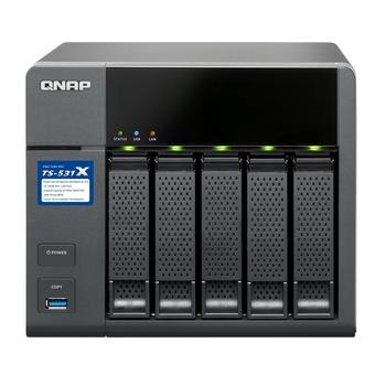 Disková stanice QNAP TS-531X-2G, černý (black)
