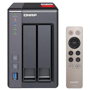 Disková stanice QNAP TS-251+-2G, černý (black)