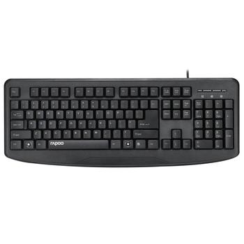 RAPOO drátová klávesnice NK2500/ USB/ černá/ CZ+SK layout