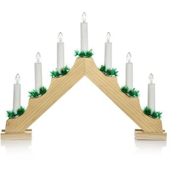 Vánoční osvětlení RETLUX RXL 234 svícen 7LED WW TM