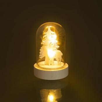 Vánoční osvětlení RETLUX Kopule mikro jelen 1LED