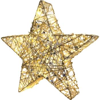 Vánoční osvětlení RETLUX Hvězda třpyt. 20 LED 30cm