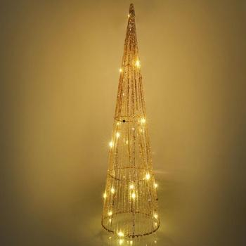 Vánoční osvětlení - kužel RETLUX RXL 328 kužel třpyt. 20LED 60cm