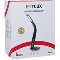 RTL 204 stm.LED lamp.černá Qi 6W RETLUX