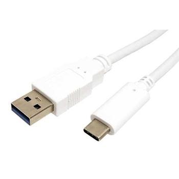  OEM  kabel USB A - USB C, 0,5m, bílý (white)