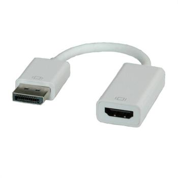  ROLINE Redukce DP(M) -> HDMI(F), 4K2K@30Hz, bílý (white)