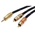 Obrázek k produktu: ROLINE Gold kabel jack 3,5M - 2x cinch(M)