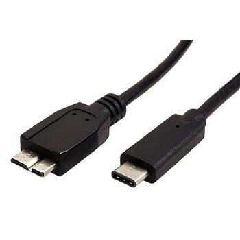 Kabel propojovací ROLINE microUSB3.0 B(M) - USB C(M)