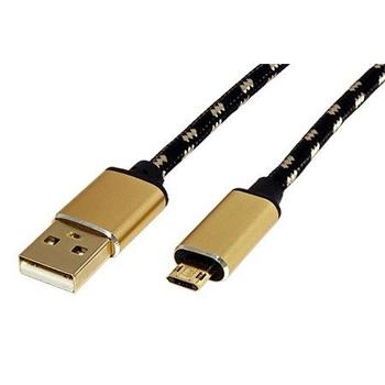  ROLINE GOLD USB 2.0 kabel, USB A(M) - oboustranný microUSB B(M)