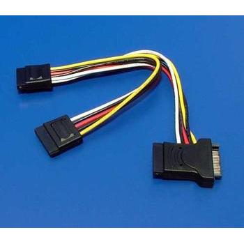 Kabel ROLINE  napájecí kabel SATA -> 3x SATA