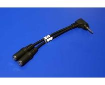 Obrázek k produktu: Roline  redukce 4pólový jack3.5 M na 2x jack 3,5F