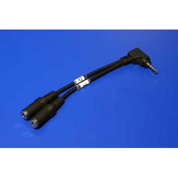  Roline  redukce 4pólový jack3.5 M na 2x jack 3,5F