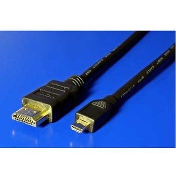  ROLINE  microHDMI kabel s Ethernetem 2m