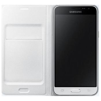 Pouzdro pro Samsung SAMSUNG  flipové pouzdro s kapsou pro Galaxy J7 2016, bílé (white)
