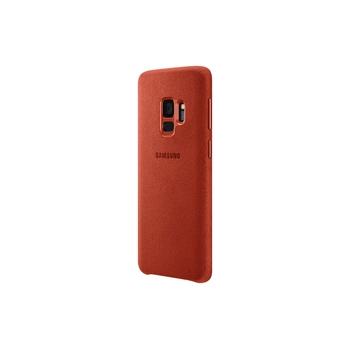 Samsung Zadní kryt - kůže Alcantara pro S9 Red
