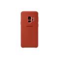 Samsung Zadní kryt - kůže Alcantara pro S9 Red