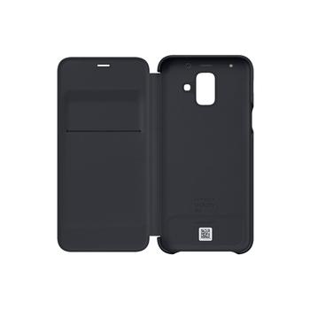 Flipové pouzdro pro Samsung SAMSUNG Wallet Cover pro A6, černá (black)