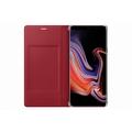 Samsung Kožené flipové pouzdro pro Note 9 Red