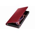 Samsung Kožené flipové pouzdro pro Note 9 Red