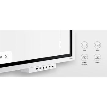 65'' LED Samsung WM65R-W - Flip2 - bundle - dotekový display + wallmount + tray
