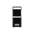 Samsung Kožený kryt pro Z Flip Silver
