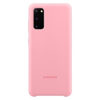 Pouzdro pro Samsung SAMSUNG Silikonový kryt pro S20, růžový (pink)