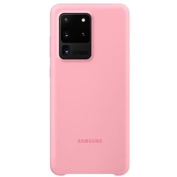 Pouzdro pro Samsung SAMSUNG Silikonový kryt pro S20 Ultra, růžový (pink)