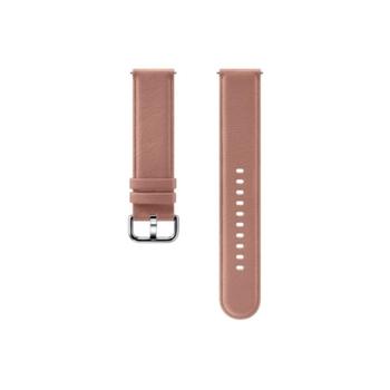 Řemínek SAMSUNG Kožený řemínek 20mm, růžový (pink)