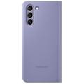 Samsung Flipové pouzdro Clear View pro S21 Violet