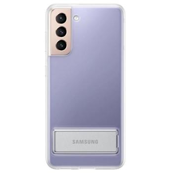 Samsung Průhledný zadní kryt se stojánkem pro S21 Transparent