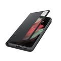 Samsung Flipové pouzdro Clear View pro S21 Ultra Black