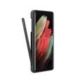 Samsung Silikonový zadní kryt s perem S Pen pro S21 Ultra Black