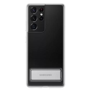Samsung Průhledný zadní kryt se stojánkem pro S21 Ultra Transparent
