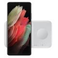 Samsung Duální bezdrátová nabíječka, bez kabelu v balení, White